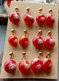 Whole shell earrings